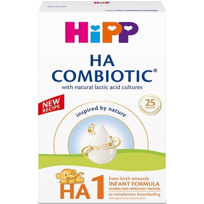 HiPP Хипоалергенно мляко Hipp - Combiotic, HA1, за кърмачета, 350 g (2144)