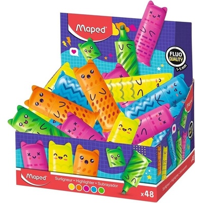 Maped Mini Fluo 48 ks ve stojánku