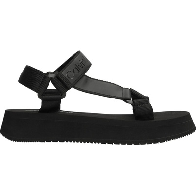 Calvin Klein dámske sandále SANDAL VELCRO WEBBING čierna