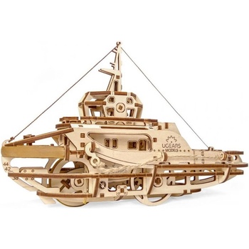 Ugears 3D Puzzle Remorker – Tougboat 169 ks