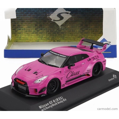 Solido Nissan Gt-r r35 Liberty Walk Body Kit Coupe 2019 Pink 1:43