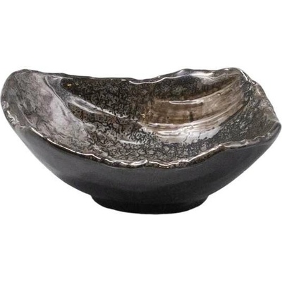 MIJ Miska na omáčku SHIRANAMI keramika čierna 15 cm 120 ml