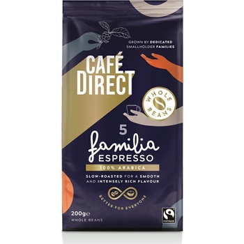 CAFEDIRECT Familia Espresso SCA 82 кафе на зърна, 200гр
