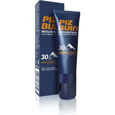 Piz Buin Mountain Sun Cream + Lipstick SPF 30 Hydratační krém a balzám na rty 20 ml – Zbozi.Blesk.cz