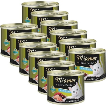 Miamor Feine Beute Kitten с пилешко месо 12 x 185 г