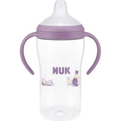 NUK Fľaštička na učenie Perfect Match 260 ml Hippo