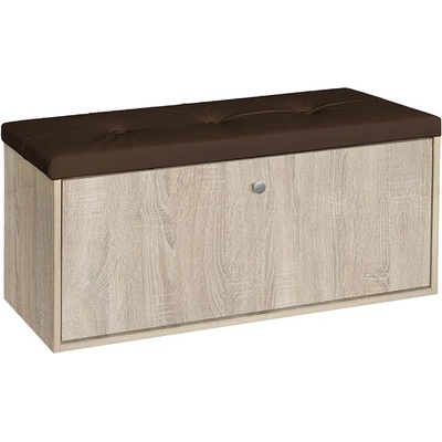 Bogdan Furniture G Шкаф за обувки Мебели Богдан модел 100, сонома с кафяво