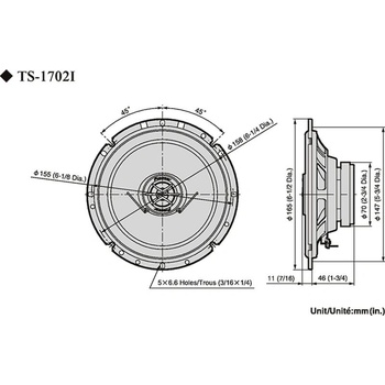 Image 1 of Pioneer TS-1702i