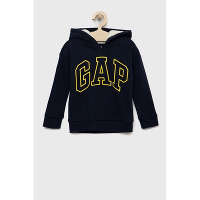 GAP Детски суичър gap в тъмносиньо с принт (429026.toddler.boy.knit)