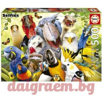 Image 1 of Educa Пъзел educa 19622 - 500 части - Вижте птиците (edu19622)