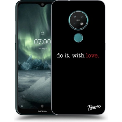 Púzdro Picasee silikónové Nokia 7.2 - Do it. With love. čiré
