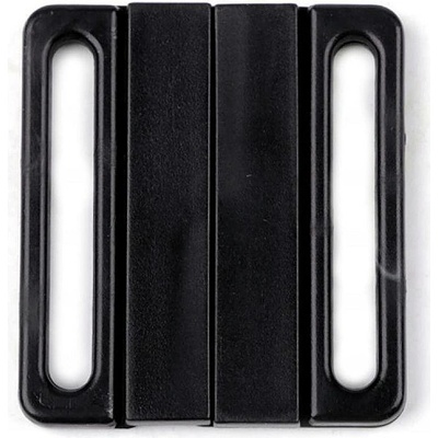 Prima-obchod Plavkové zapínání šíře 32 mm plastové, barva 2 černá