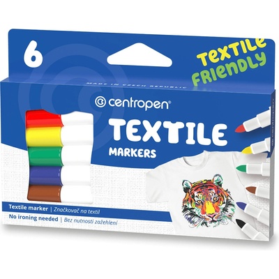 Centropen Popisovač 2739 na textil 6 ks – Zboží Dáma