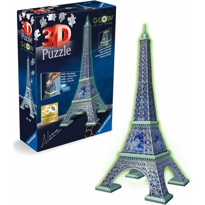 RAVENSBURGER 3D puzzle Eiffelova věž Svítící 224 ks – Hledejceny.cz