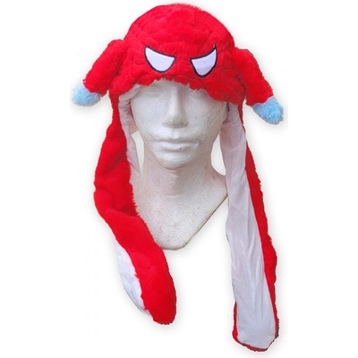 Svítící čepice Spiderman s pohyblivýma ušima