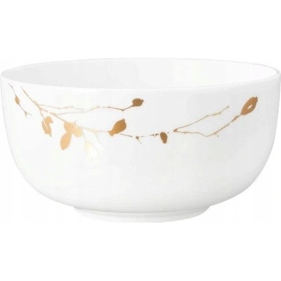 Seltmann Liberty Sada 2 kulatých misek porcelán zlatý motiv 17,5 cm