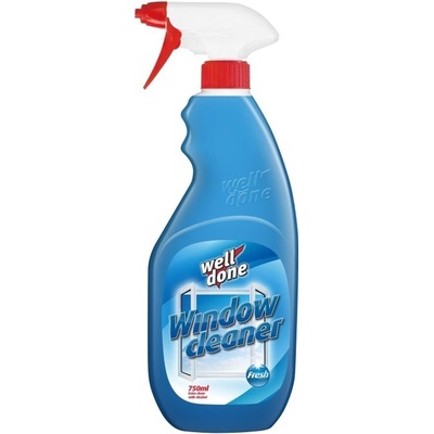 Well Done Fresh čistící prostředek na oknas rozprašovačem 750 ml