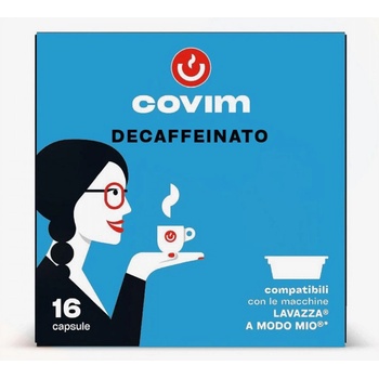 Covim Decaffeinato 16 бр Кафе на капсули съвместими с Modo Mio