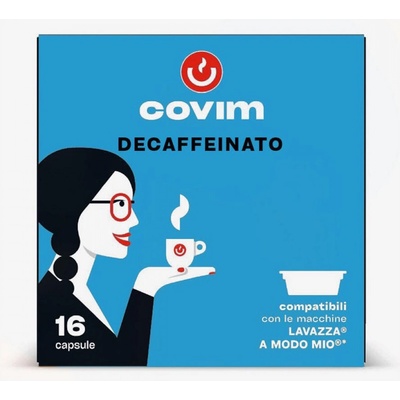 Covim Decaffeinato 16 бр Кафе на капсули съвместими с Modo Mio
