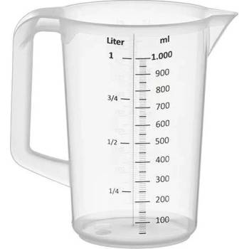 APS Odměrka, Obsah: 1,00 litru, Výška: 170 mm, průměr: 120 mm