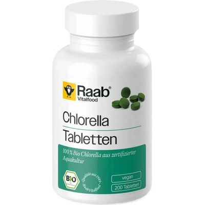 Raab Vitalfood Bio Chlorella Tablets [200 Таблетки]