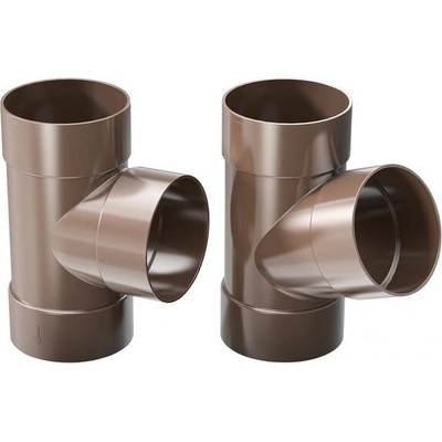 Gutta Aqua Napojení svodu plastové 63 mm hnědá