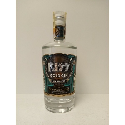 Kiss Cold Gin 40% 0,5 l (holá láhev)