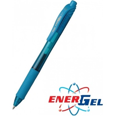 Pentel Автоматичен ролер Pentel Energel BL107, син цвят на писане, дебелина на линията 0.7 mm, гел, син, цената е за 1бр. (продава се в опаковка от 12бр. ) (OK26791)