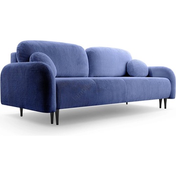 Laski Разтегателен тапициран триместен диван cloudy, син (lk0046)