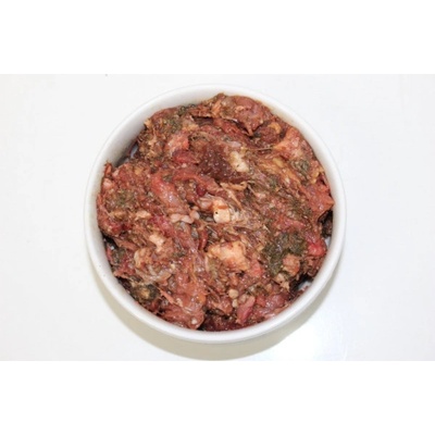 Masožravci BARF Masožravci menu kráva a krůta s dršťkami 1 kg