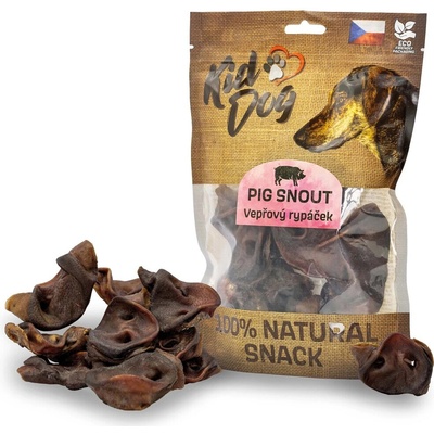 KidDog 100% Natural Snack vepřový rypáček 200 g