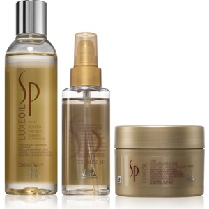 Wella SP Luxe Oil Set изгодна опаковка за постигане на съвършен вид на косата