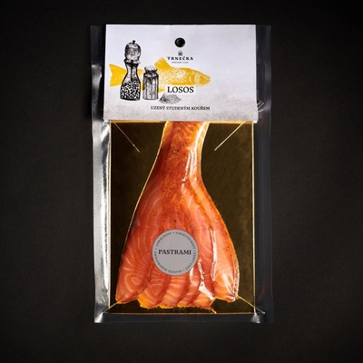 Trnečka Smoked Fish Losos uzený studeným kouřem Pastrami min. 100g – Zboží Dáma