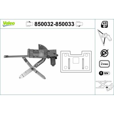 Zvedací zařízení oken VALEO 850032
