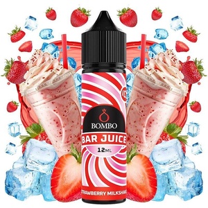 Bombo Bar Juice Strawberry Milkshake Ice 12ml/60ml