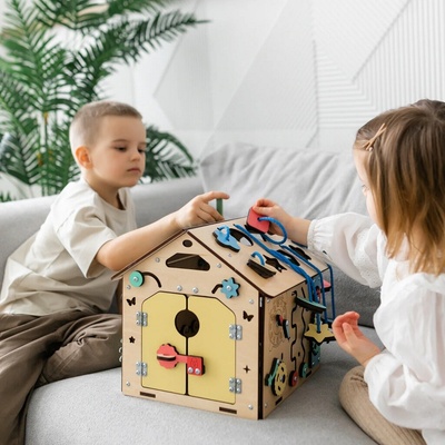 BusyKids Activity board Domček Mini