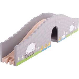 Bigjigs Rail Фарма мост с тунел (BJT246)