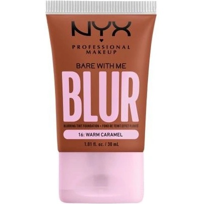 NYX Professional Makeup Bare With Me Blur Tint hydratačný make-up 16 Warm Caramel 30 ml