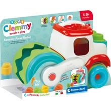 Clemmy baby - Stavebný stroj, senzorický valec s mäkkými kockami
