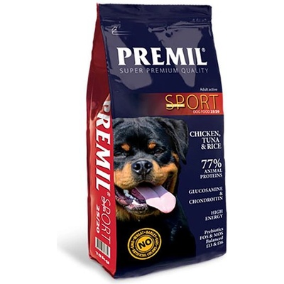 PREMIL super sport - ПЪЛНОЦЕННА ВИСОКО ЕНЕРГИЙНА ХРАНА С ПИЛЕШКО И ПАТЕШКО МЕСО
