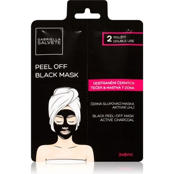 Gabriella Salvete Face Mask Black Peel Off черна пилинг маска за лице 2x8ml