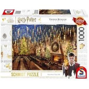 Schmidt Spiele Thomas Kinkade Studios Wizarding World Harry Potter - Great Hall (1000 Pieces)