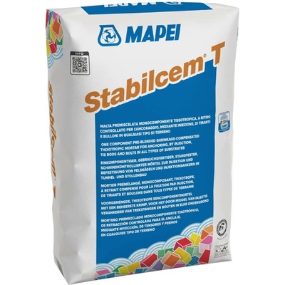 STABILCEM T šedý Mapei Tixotropní malta k upevnění kotevních šroubů a vodících tyčí, 25kg / 151725