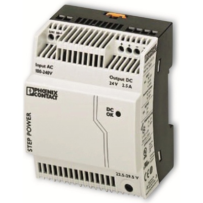 Phoenix Contact 2868651 síťový zdroj na DIN lištu 24 V/DC 2.75 A 60 W Počet výstupů:1 x Obsah 1 ks