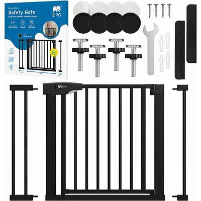 Sipo zábrana 75 cm a 2 ks nadstavcov 7 a 14 cm Black 5904717761603