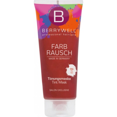 Berrywell farebná maska na vlasy Farbrausch Tint Mask chili 201 ml