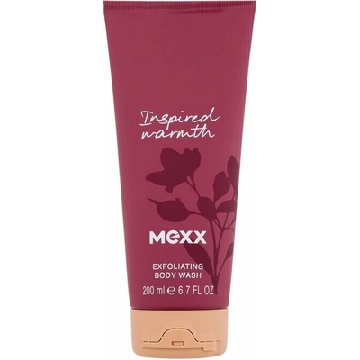 Mexx Inspired Warmth exfoliačný sprchový gél s parfumáciou 200 ml