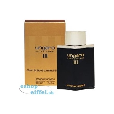Emanuel Ungaro Pour L´Homme III Gold & Bold toaletná voda pánska 100 ml