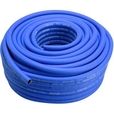 EXTOL PREMIUM Hadice vzduchová, guma, 1/2" (13/19mm), 50m 8865146
