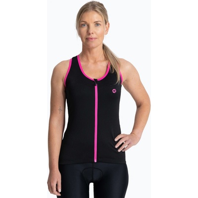 Rogelli Abbey Tank Top W black pink Dámsky